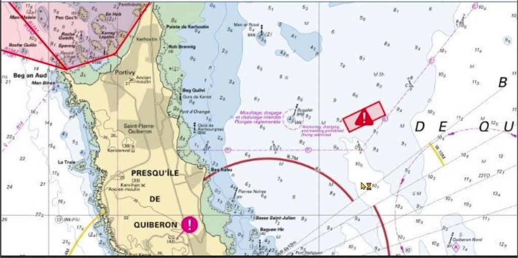 Navigation baie de Quiberon